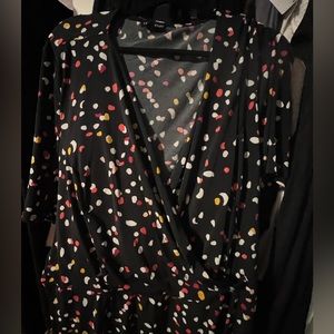 Lane Bryant, crossover top with waist tie, size 26/28